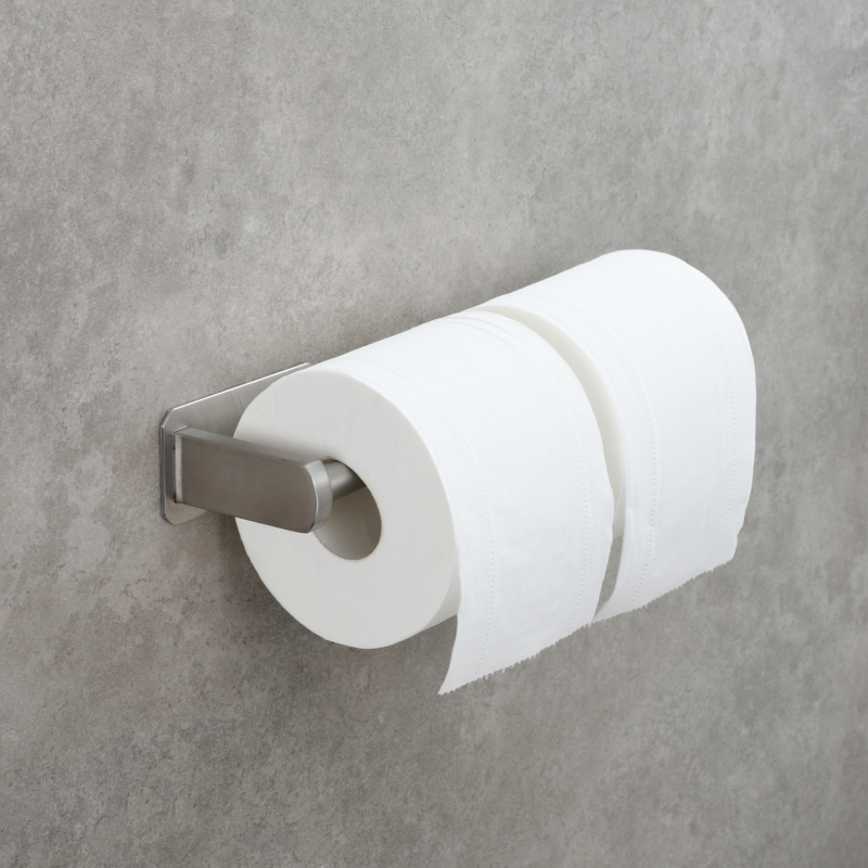 Tecmolog 304 Stainless Steel Bathroom Toilet Paper Holder,Wall Mounted Toilet Roll Holder for Bathroom