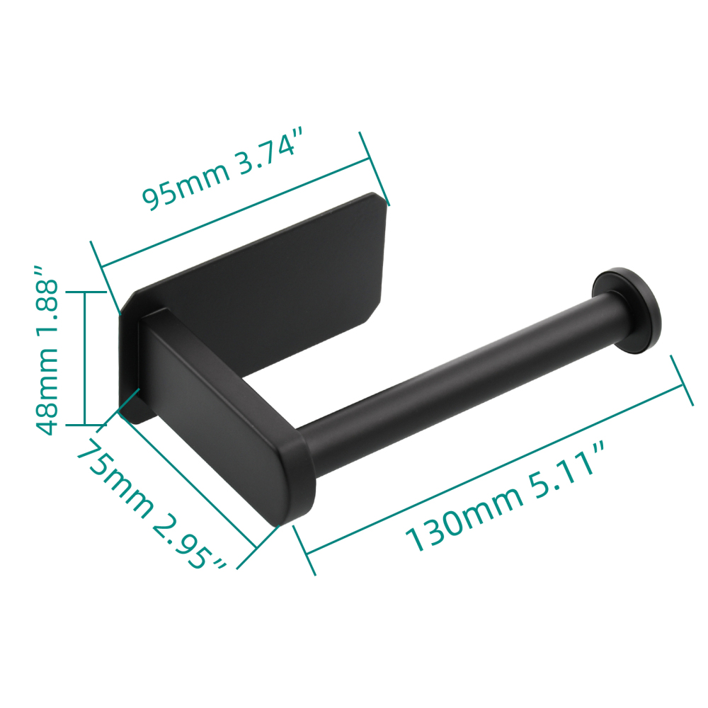 Tecmolog 304 Stainless Steel Bathroom Toilet Paper Holder,Wall Mounted Toilet Roll Holder for Bathroom