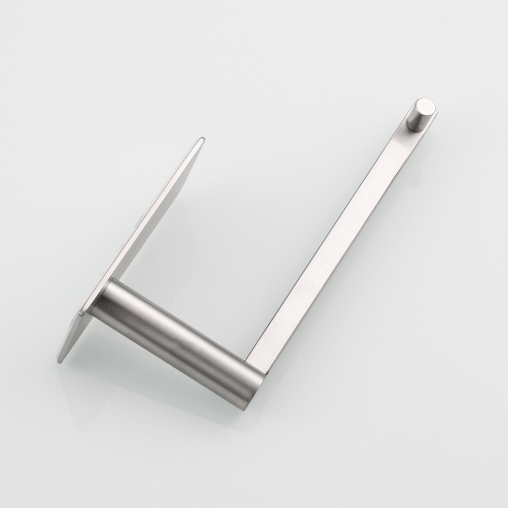 Tecmolog Toilet Paper Holder Self Adhesive, Premium Thicken SUS304 Stainless Steel Rustproof Adhesive Toilet Roll Holder no Drilling for Bathroom, Kitchen, Washroom
