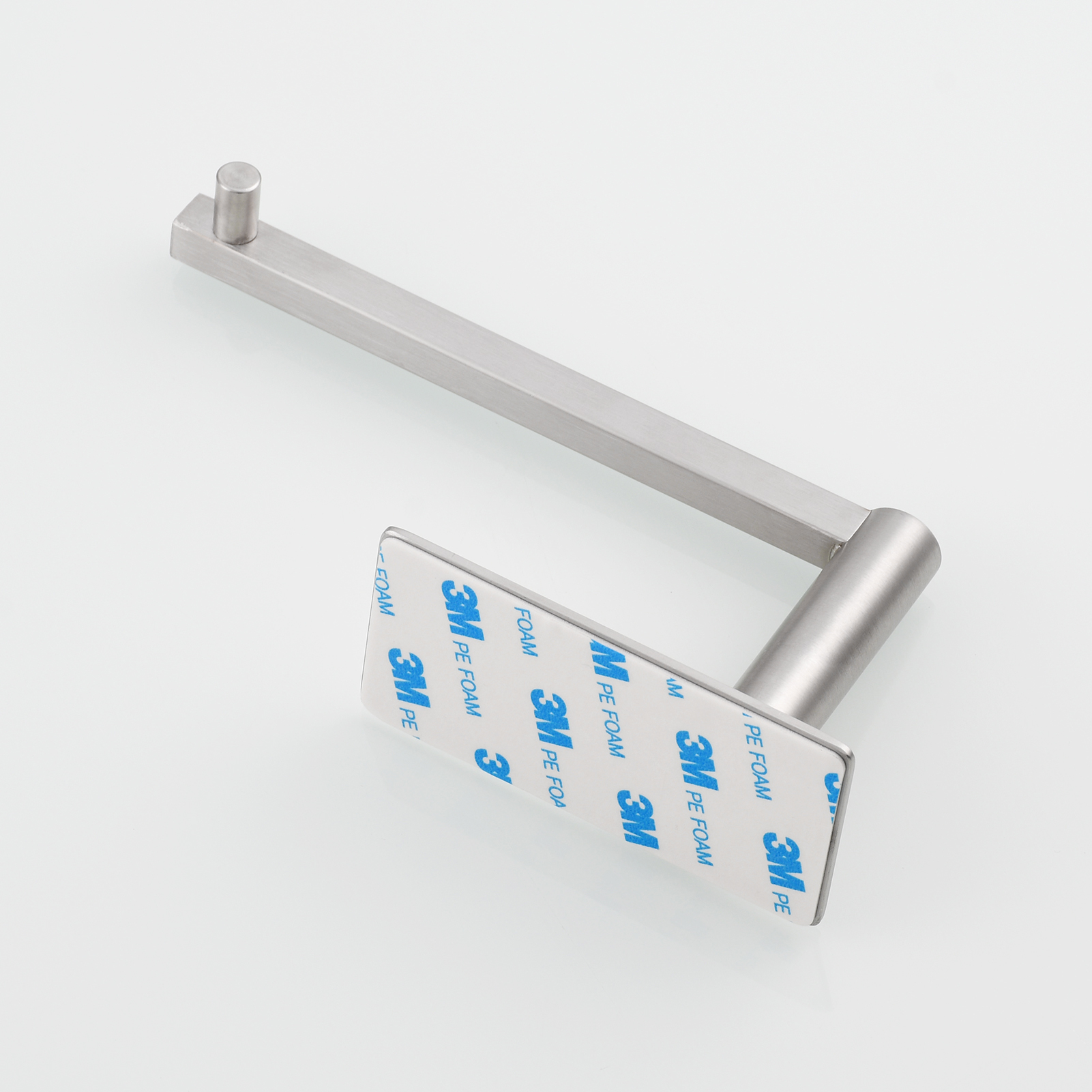 Tecmolog Toilet Paper Holder Self Adhesive, Premium Thicken SUS304 Stainless Steel Rustproof Adhesive Toilet Roll Holder no Drilling for Bathroom, Kitchen, Washroom