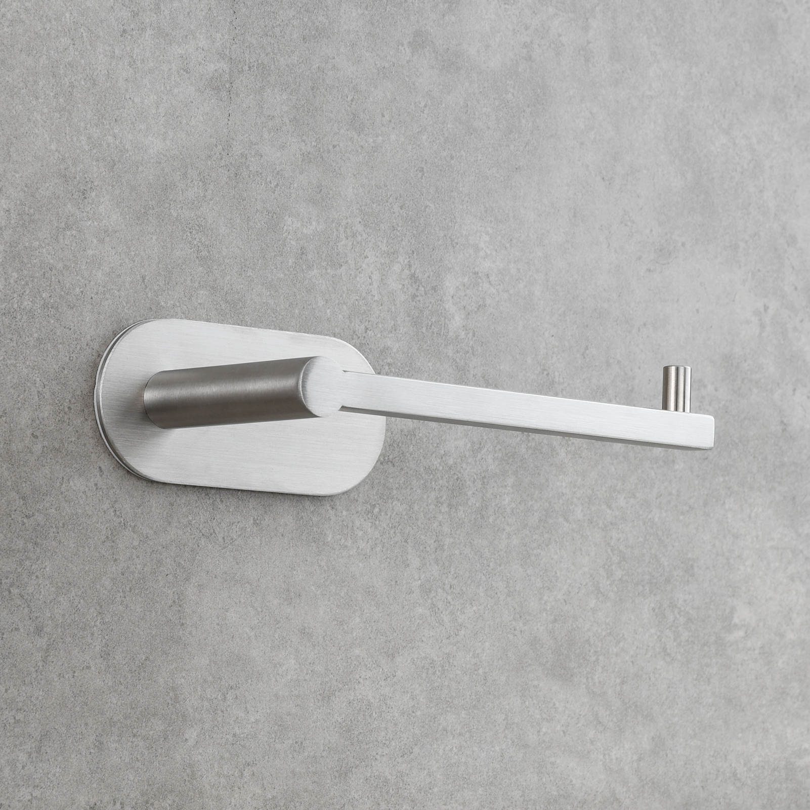 Tecmolog Toilet Paper Holder Self Adhesive, Premium Thicken SUS304 Stainless Steel Rustproof Adhesive Toilet Roll Holder no Drilling for Bathroom, Kitchen, Washroom
