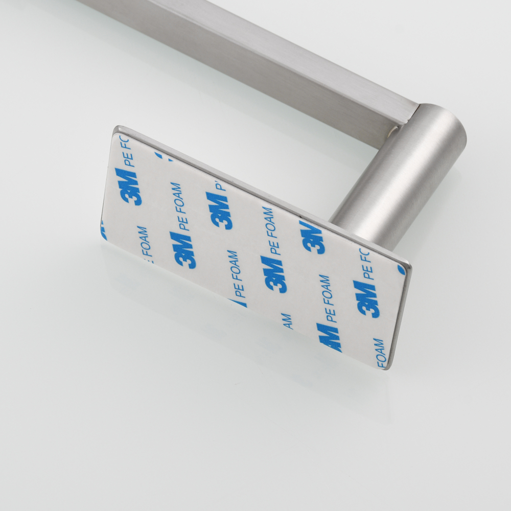 Tecmolog Toilet Paper Holder Self Adhesive, Premium Thicken SUS304 Stainless Steel Rustproof Adhesive Toilet Roll Holder no Drilling for Bathroom, Kitchen, Washroom