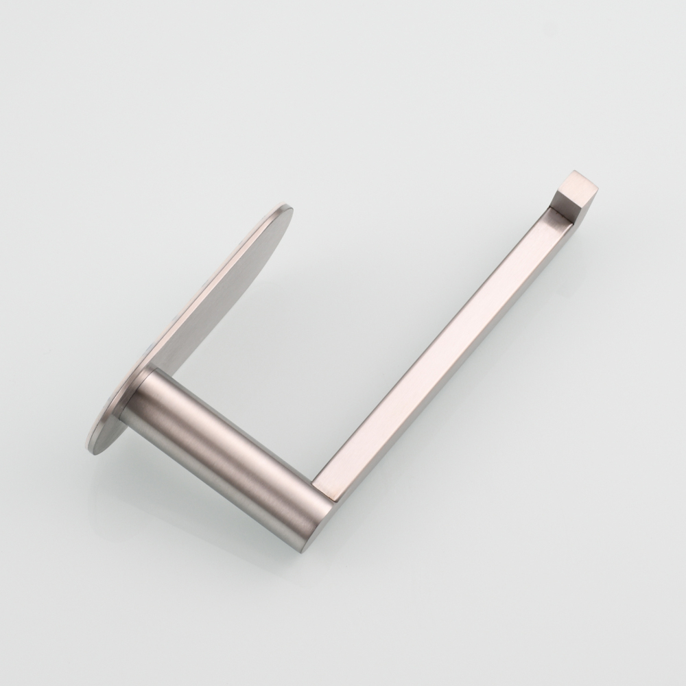 Tecmolog Toilet Paper Holder Self Adhesive, Premium Thicken SUS304 Stainless Steel Rustproof Adhesive Toilet Roll Holder no Drilling for Bathroom, Kitchen, Washroom