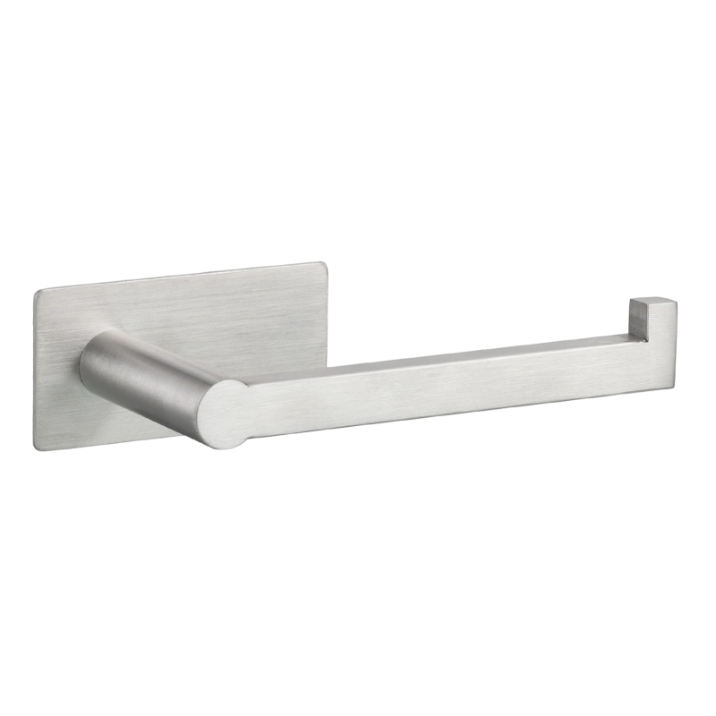 Tecmolog Toilet Paper Holder Self Adhesive, Premium Thicken SUS304 Stainless Steel Rustproof Adhesive Toilet Roll Holder no Drilling for Bathroom, Kitchen, Washroom