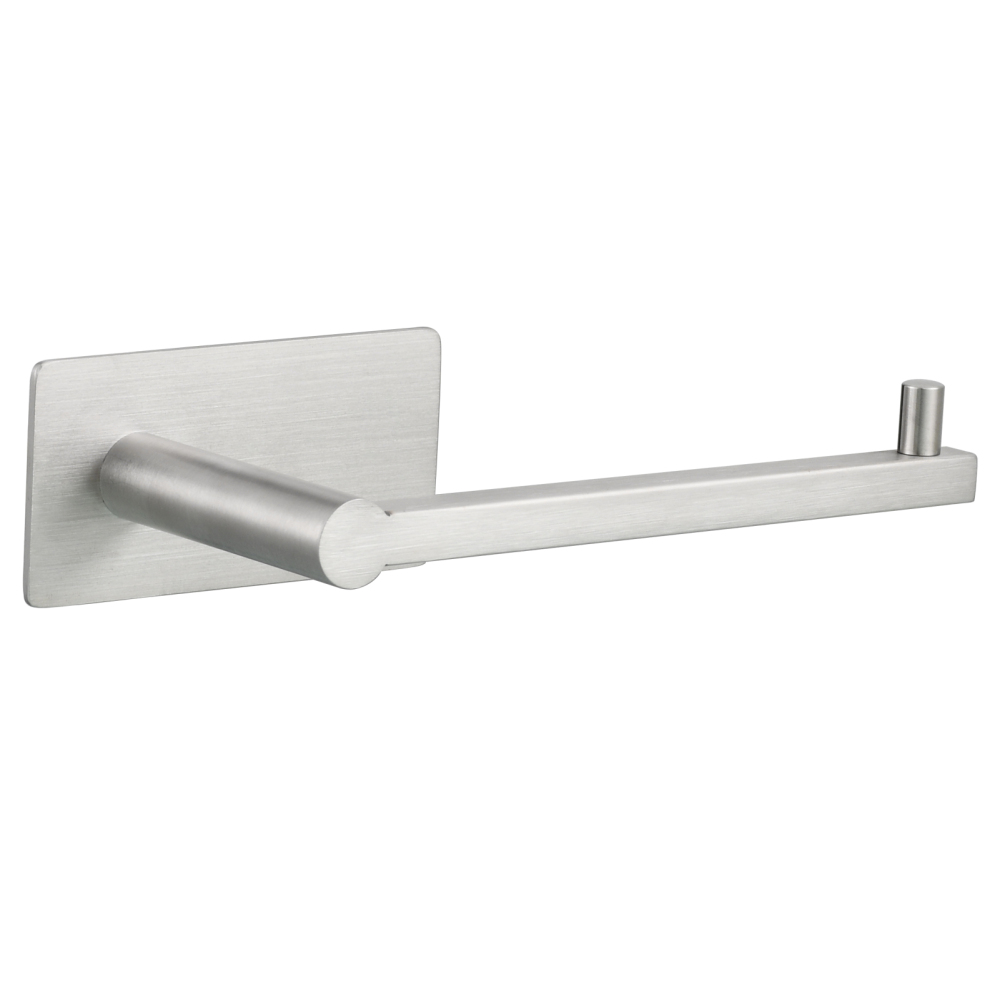Tecmolog Toilet Paper Holder Self Adhesive, Premium Thicken SUS304 Stainless Steel Rustproof Adhesive Toilet Roll Holder no Drilling for Bathroom, Kitchen, Washroom