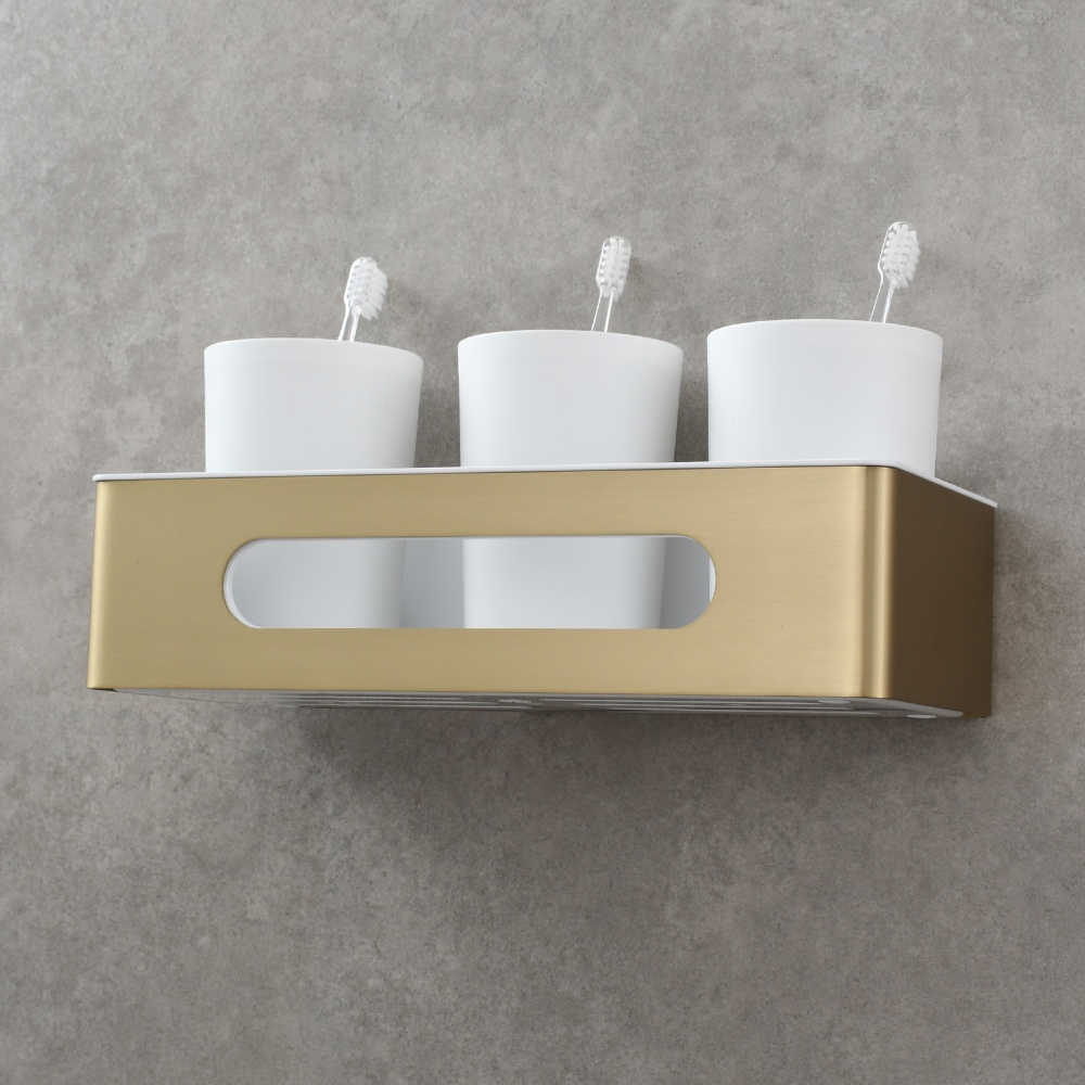 Tecmolog Stainless Steel Bathroom Detachable Storage Rack