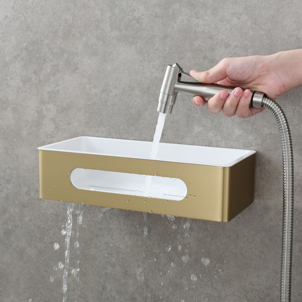 Tecmolog Stainless Steel Bathroom Detachable Storage Rack