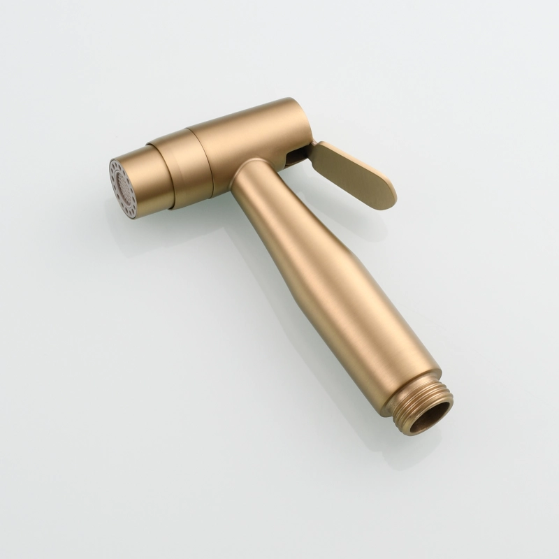 Tecmolog Bidet Sprayer Set with Hose and Holder for Toilet,Wall Mounted Press Mode Shattaf Pet Bathing