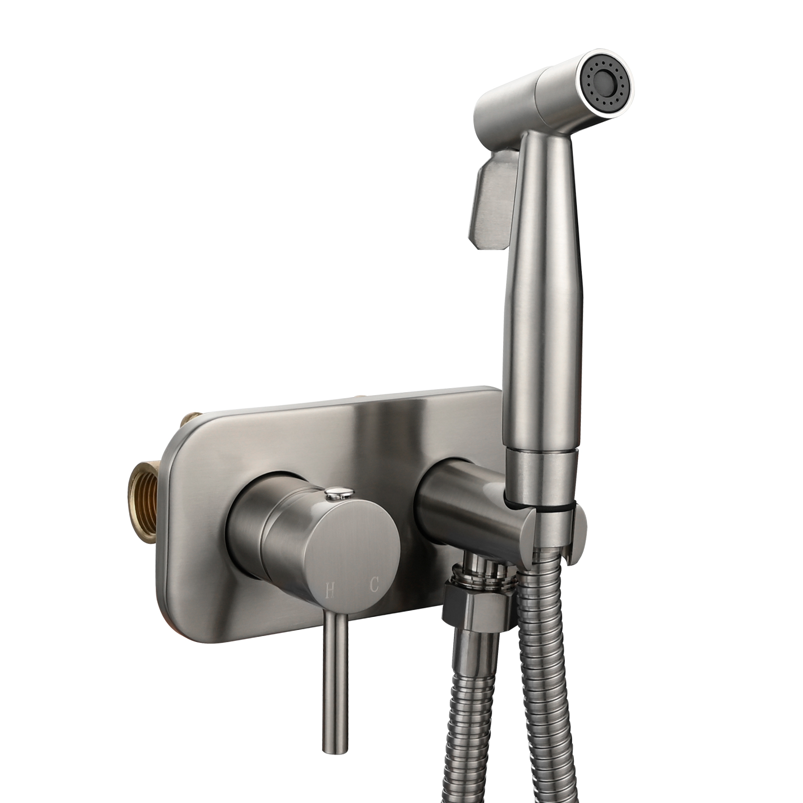 Stainless Steel Bidet Sprayer, Handheld Toilet Bathroom Shattaf - View #7