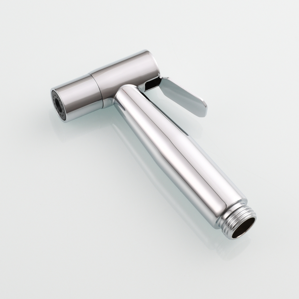 Tecmolog Bidet Sprayer Set with Hose and Holder for Toilet,Wall Mounted Press Mode Shattaf Pet Bathing