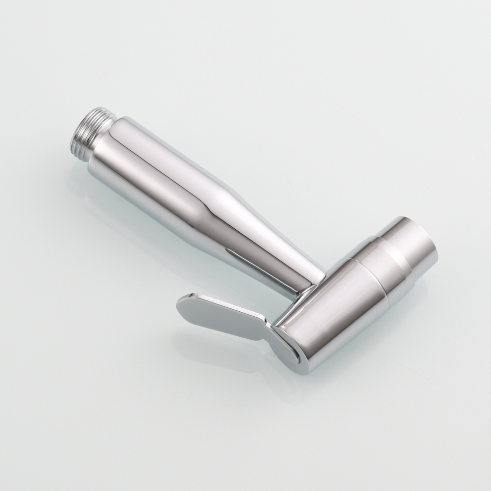 Tecmolog Bidet Sprayer Set with Hose and Holder for Toilet,Wall Mounted Press Mode Shattaf Pet Bathing