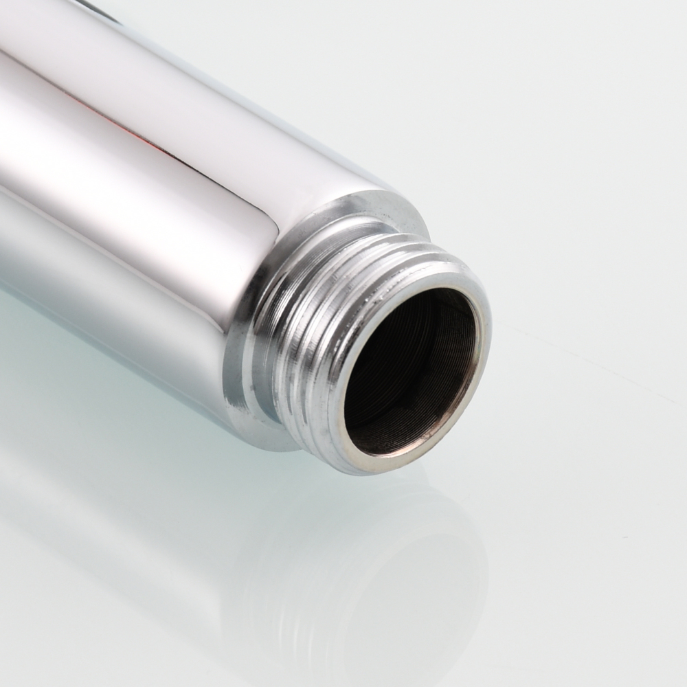 Tecmolog Stainless Steel Bathroom Bidet Sprayer Set, Hot and Cold Concealed Bidet Sprayer Kit for Toilet, Brushed Nickel/Black, WS024F9/WS024CF3