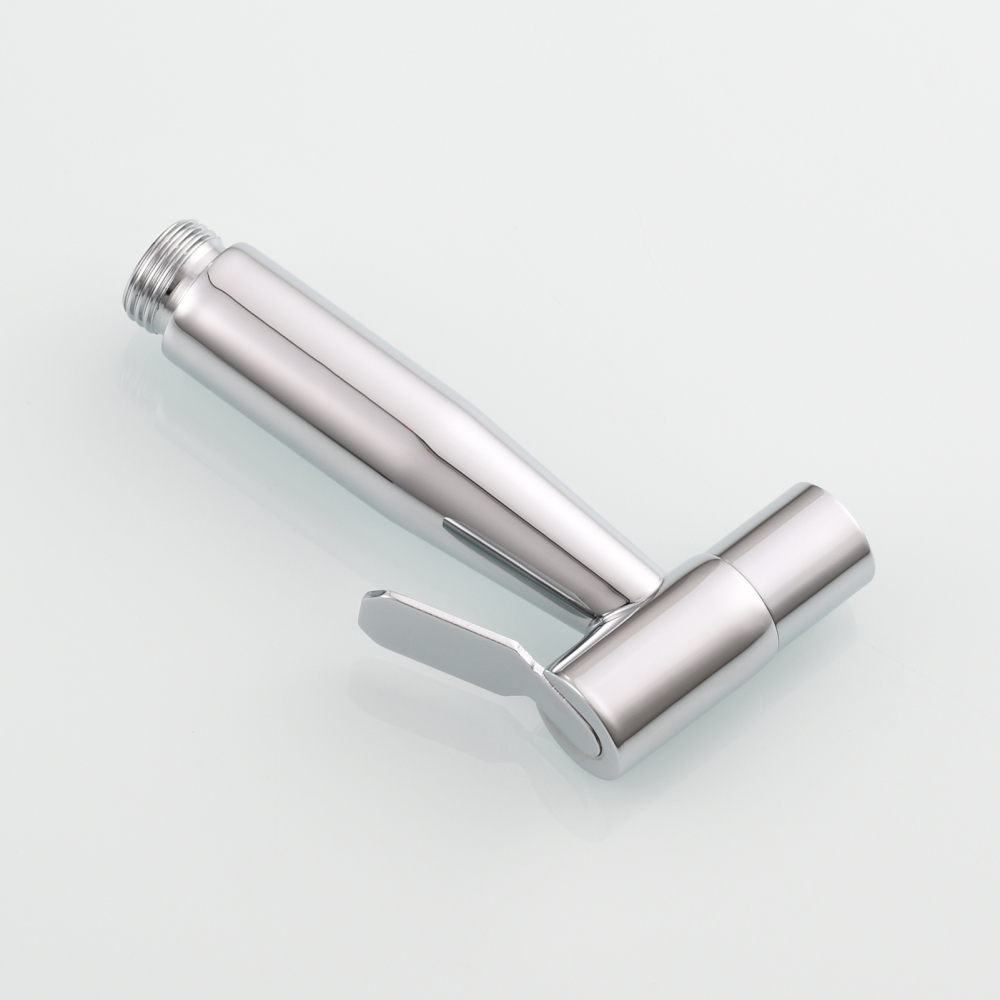 Tecmolog Bidet Sprayer Set with Hose and Holder for Toilet,Wall Mounted Press Mode Shattaf Pet Bathing