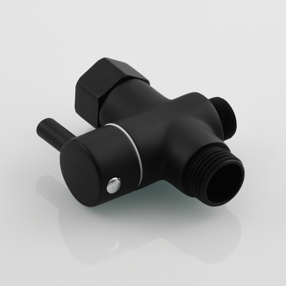 Tecmolog Brass Faucet Diverter Valve ,3 Way 3/8" and 1/2" Adapter Tee Connector,DSF007F/DSF007FB/DSF007FNA