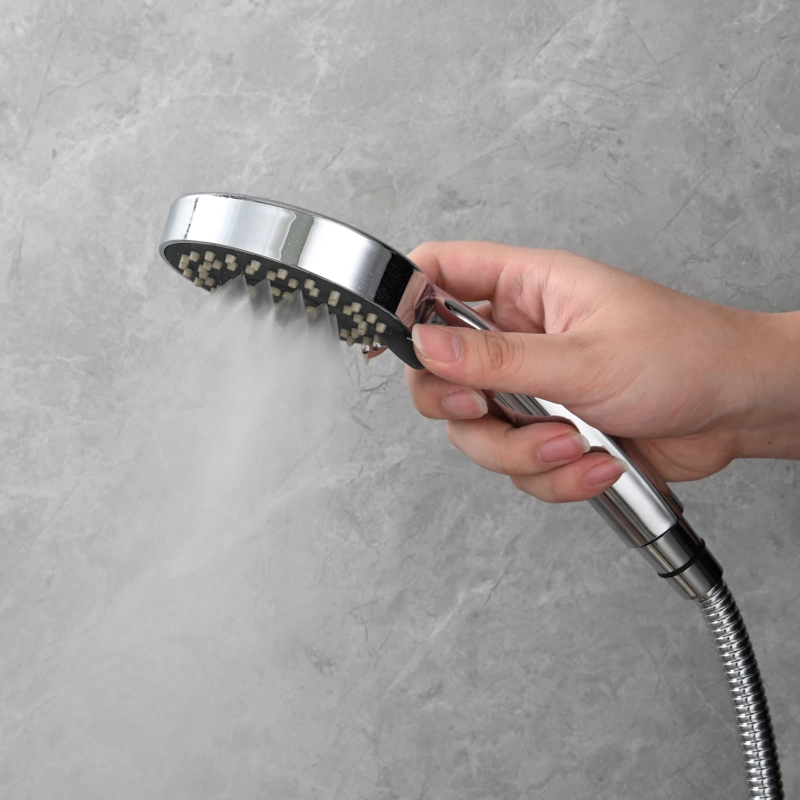 Tecmolog Brass Shower Set Bathroom Concealed Shower with Hose and Holder