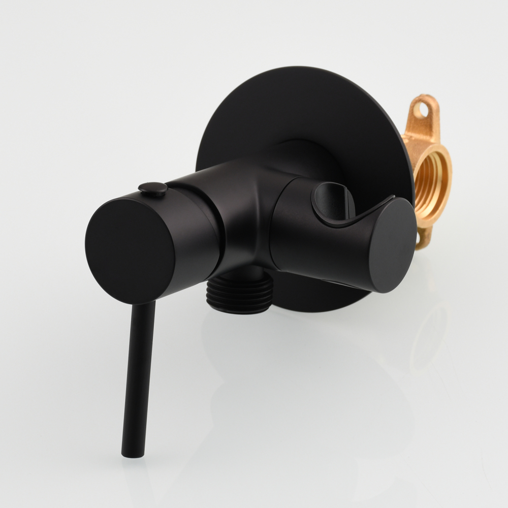 Tecmolog Brass Shower Set Bathroom Concealed Shower with Hose and Holder