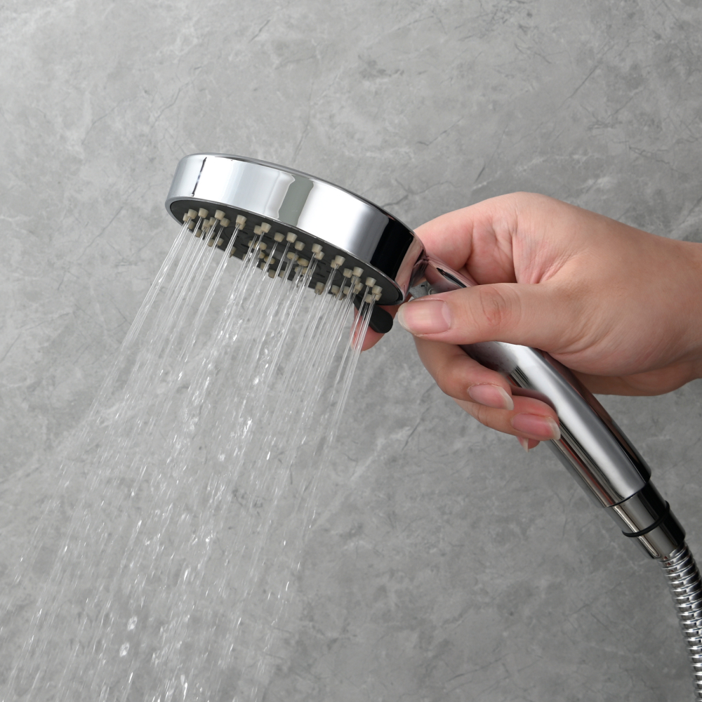 Tecmolog Brass Shower Set Bathroom Concealed Shower with Hose and Holder