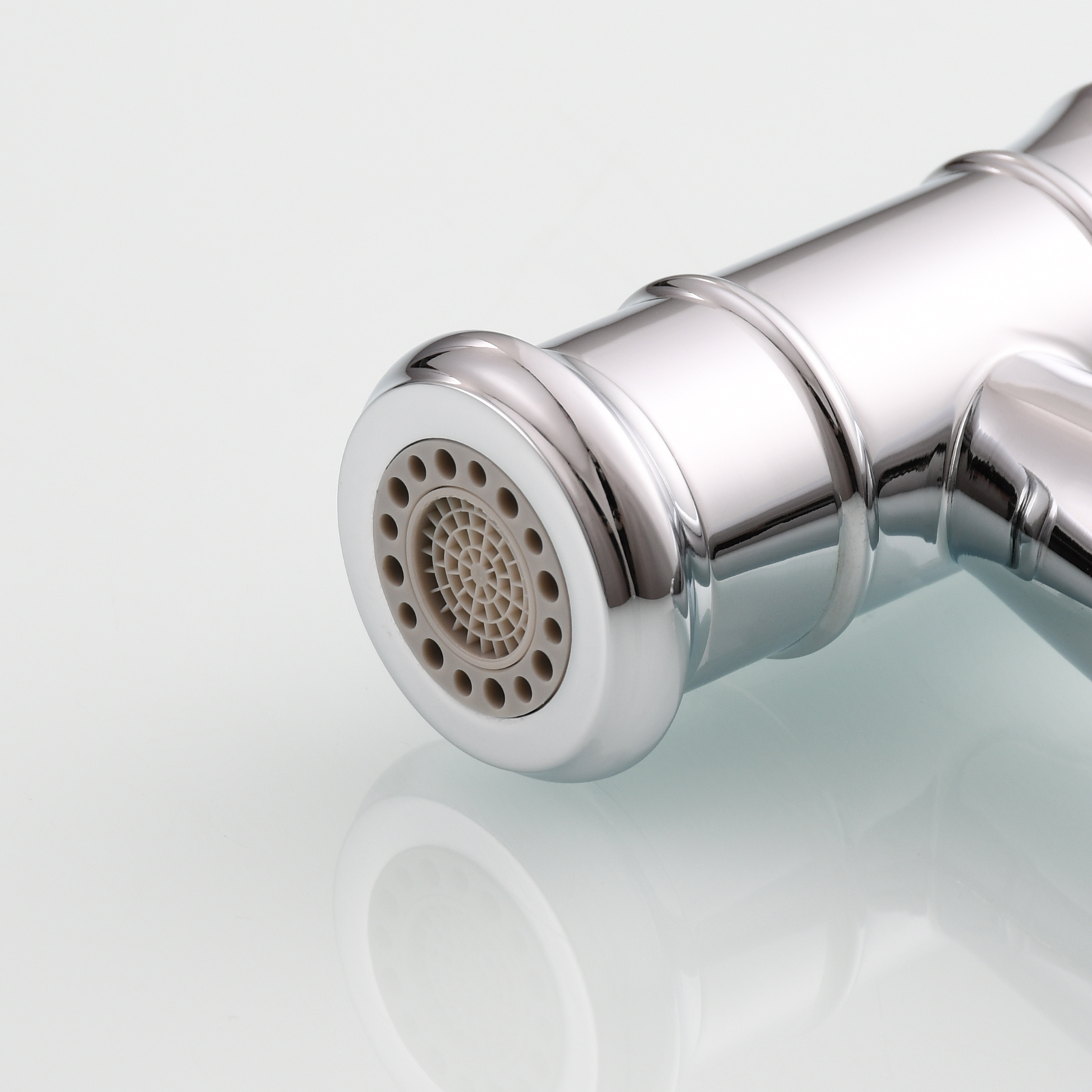 Tecmolog Handheld Bidet Sprayer Set Stainless Steel Bathroom Cloth Diaper Sprayer Shattaf for Toilet Warm Water, Black/Brushed Nickel