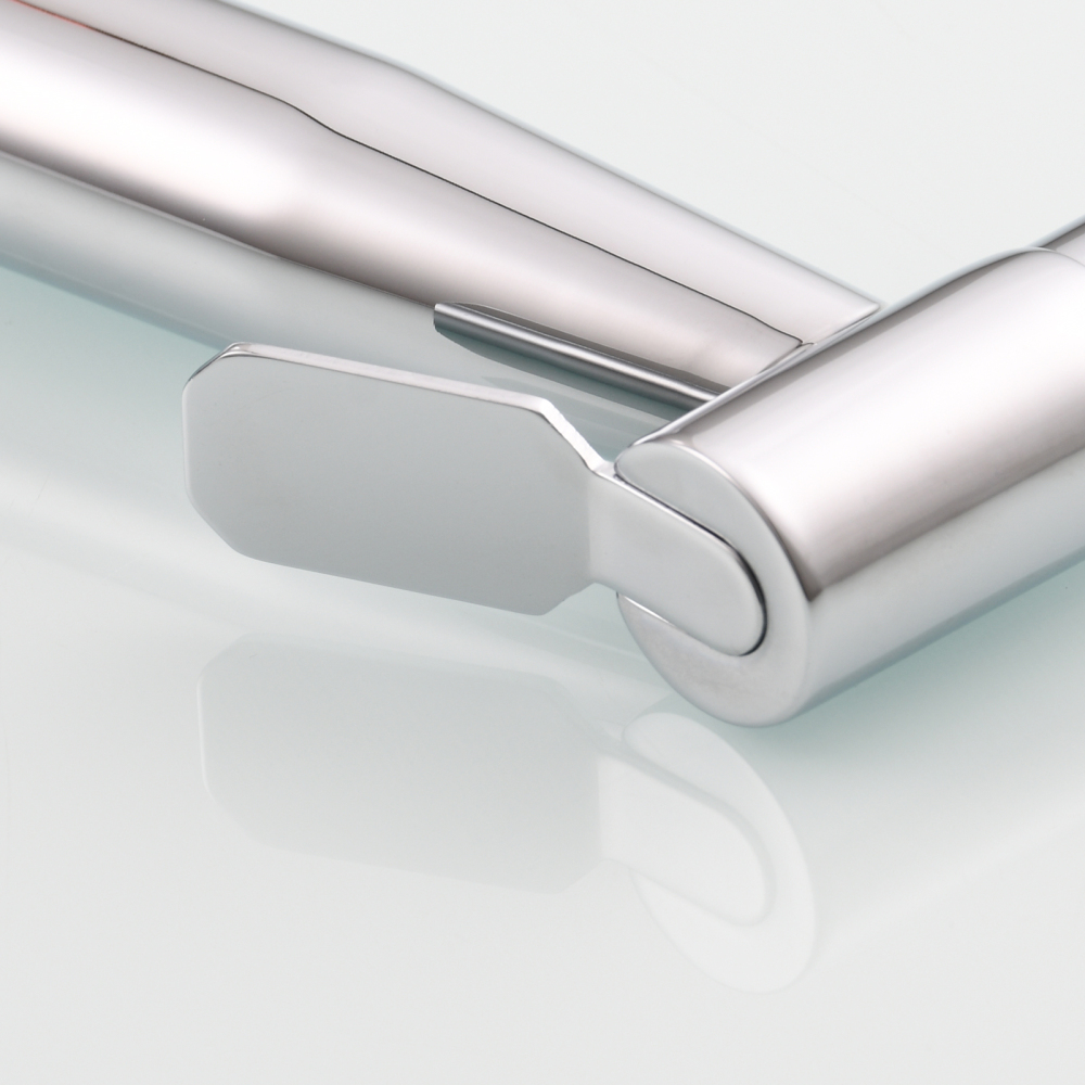 Tecmolog Handheld Bidet Sprayer Set, Stainless Steel Shattaf, Cloth Diaper Sprayer for Toilet WS024F2