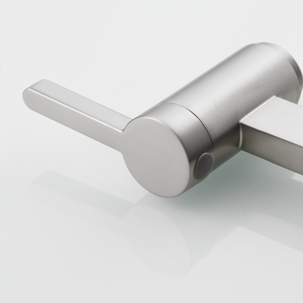 Tecmolog Brass Pot Filler Faucet Folding Kitchen Faucet with Double Joint Swing Arms Rotated Tap Wall Mounted for Hot and Cold Water Chrome/Brushed/Gold/Black