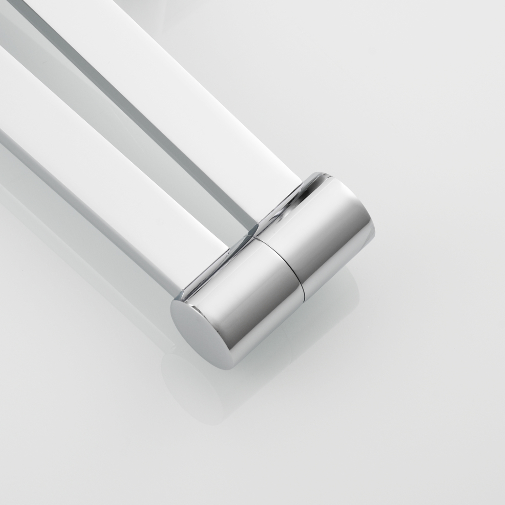 Tecmolog Brass Pot Filler Faucet Folding Kitchen Faucet with Double Joint Swing Arms Rotated Tap Wall Mounted for Hot and Cold Water Chrome/Brushed/Gold/Black