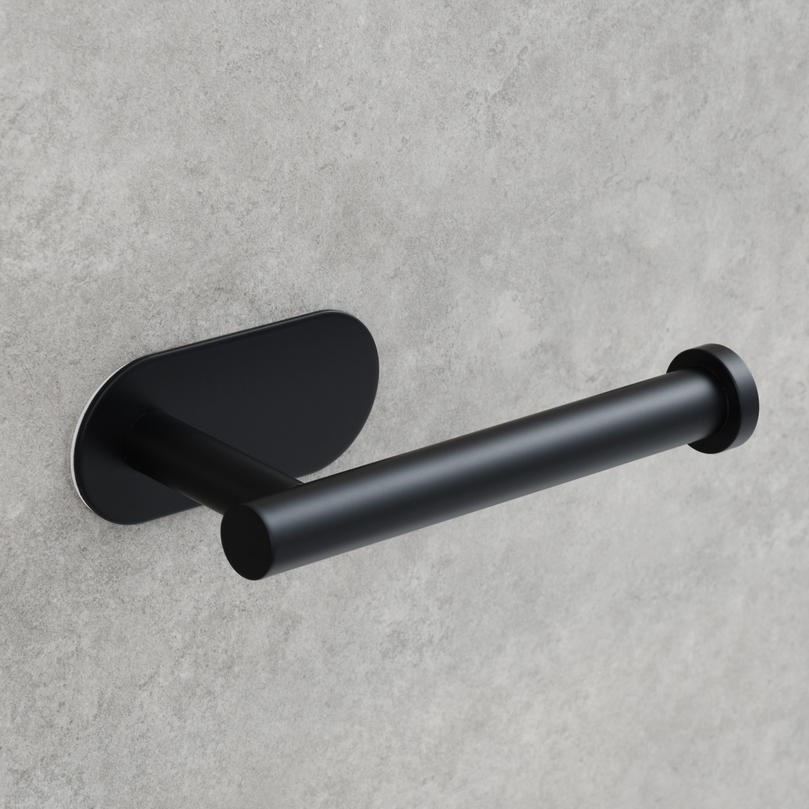 Tecmolog 304 Stainless Steel Bathroom Roll Paper Holder,  Wall Mount Adhesive Toilet Paper Holder, Brushed Nickel/Rectangle/Black/Golden