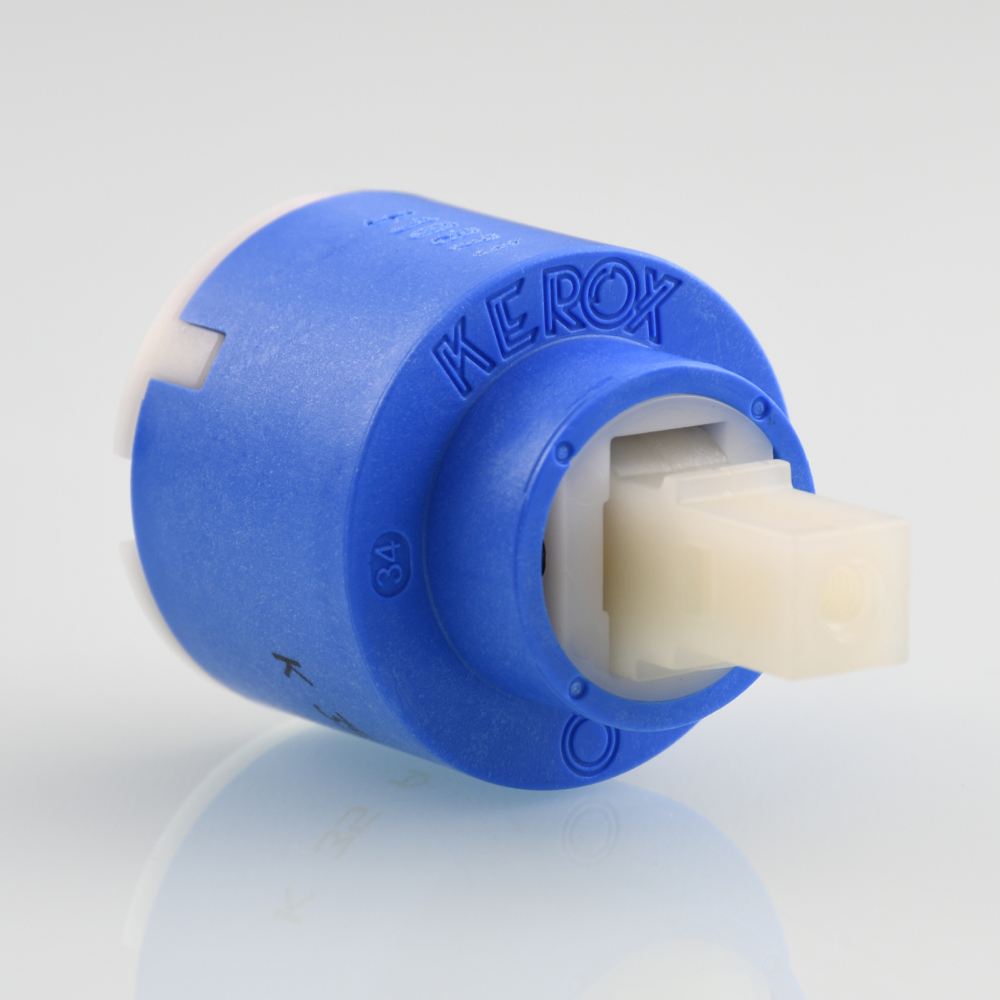 Tecmolog Diameter 35/40mm Ceramic Faucet Cartridge Replacement for Single Handle Kitchen Basin Shower Faucet Part, Ceramic Faucet Valve