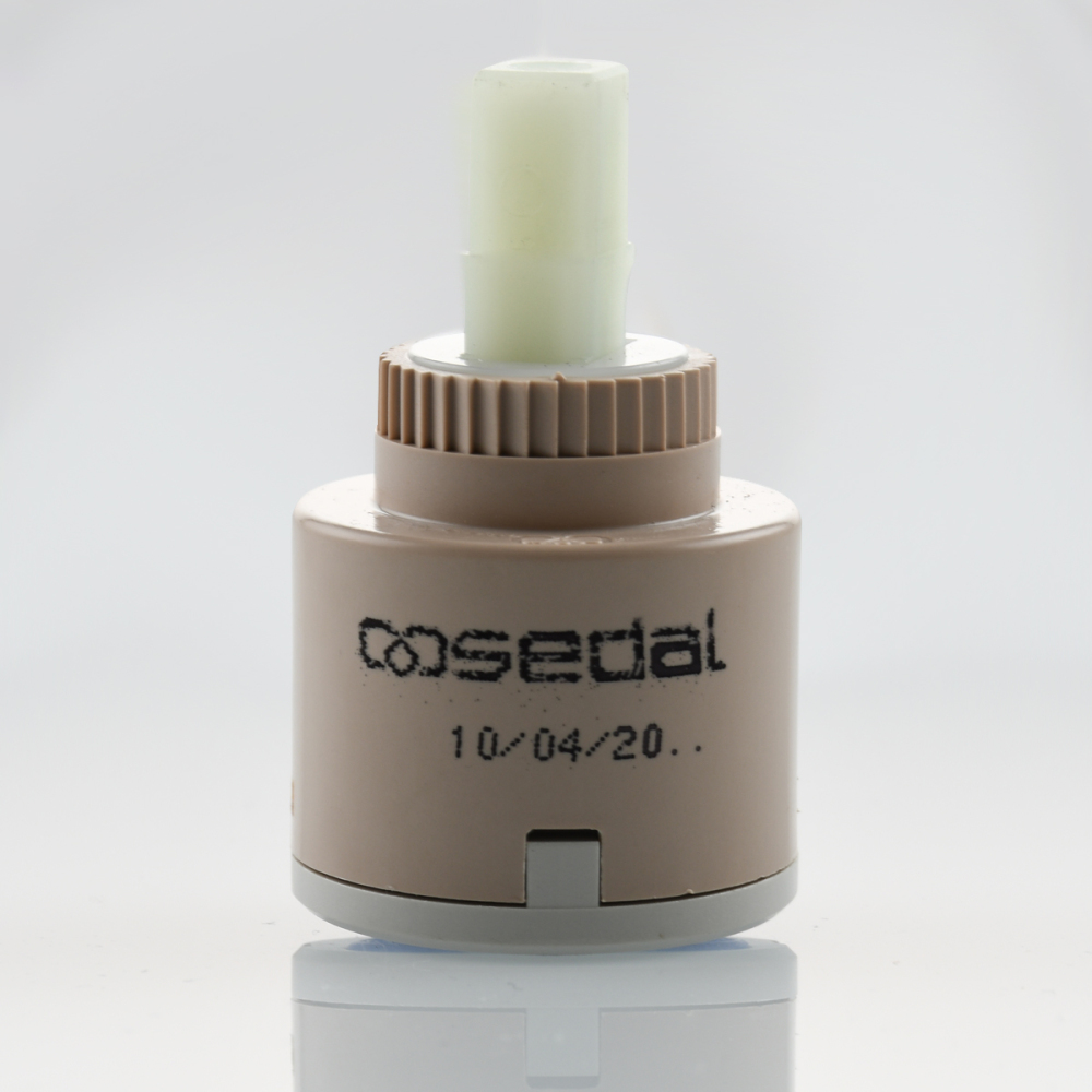 Tecmolog Diameter 35/40mm Ceramic Faucet Cartridge Replacement for Single Handle Kitchen Basin Shower Faucet Part, Ceramic Faucet Valve