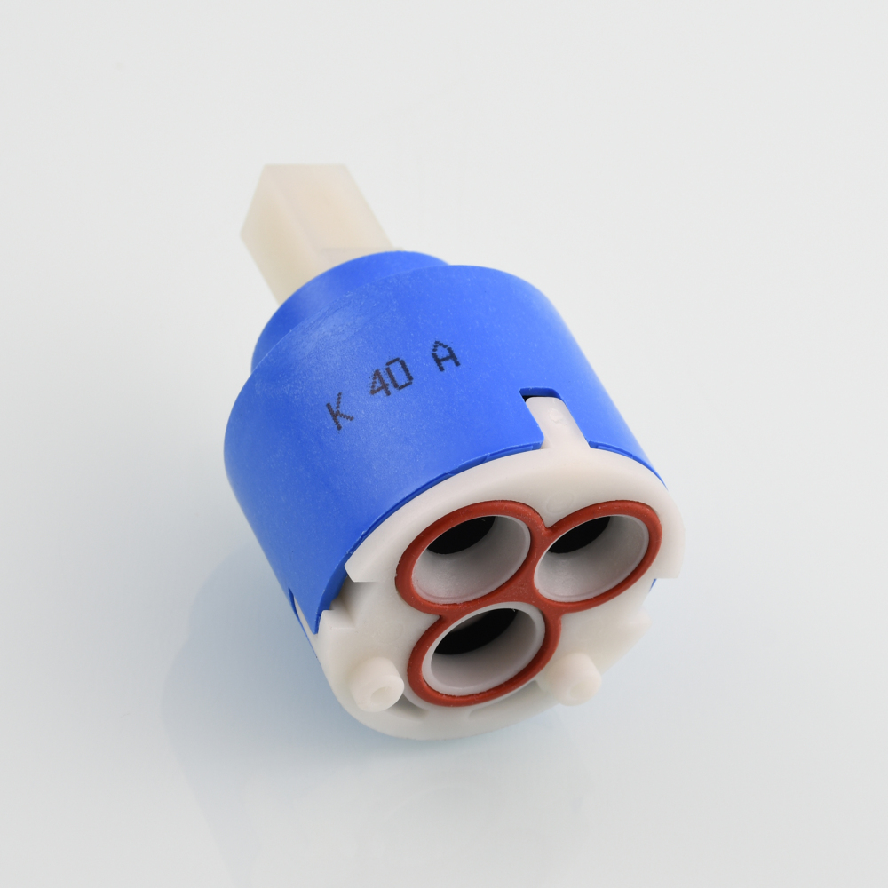 Tecmolog Diameter 35/40mm Ceramic Faucet Cartridge Replacement for Single Handle Kitchen Basin Shower Faucet Part, Ceramic Faucet Valve