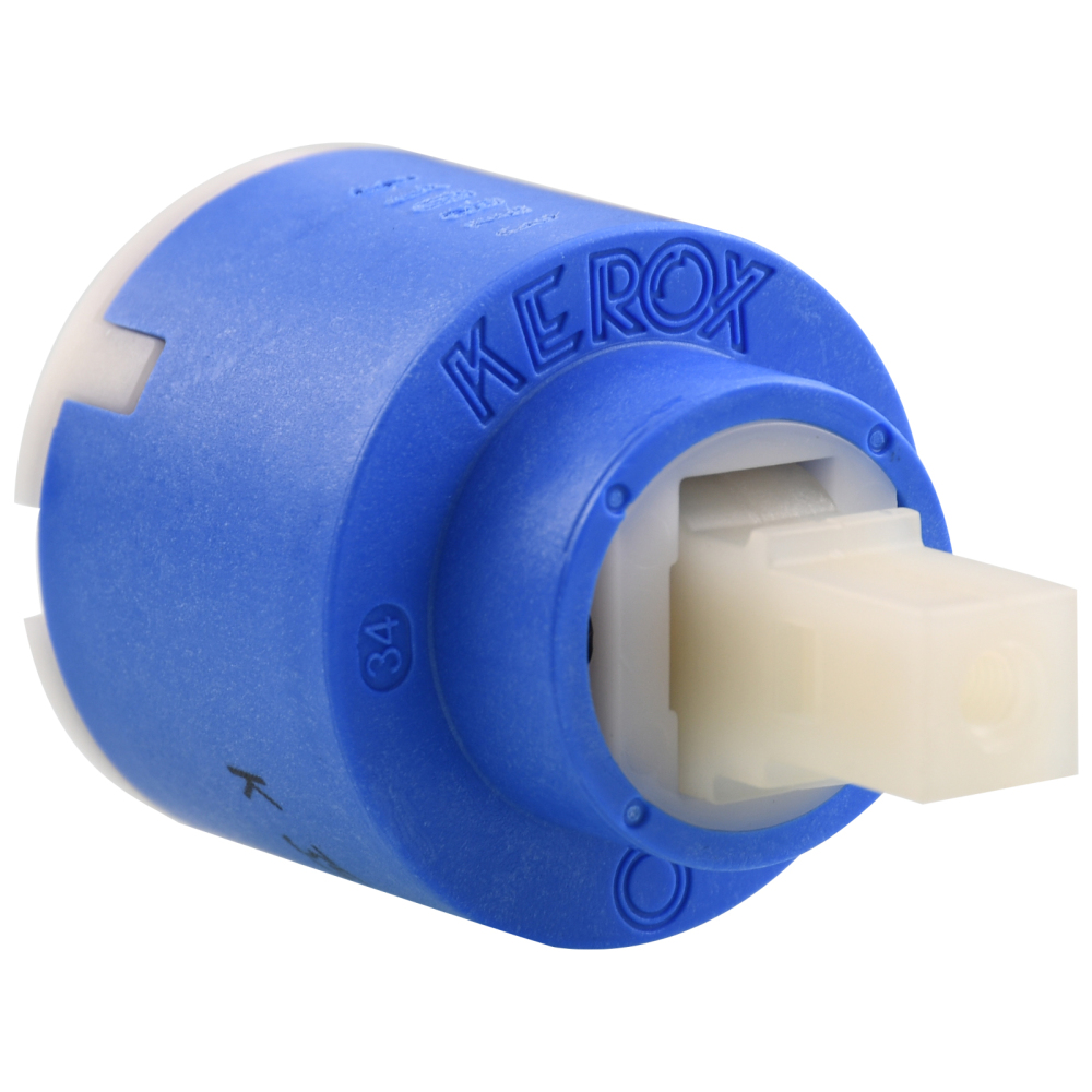 Tecmolog Diameter 35/40mm Ceramic Faucet Cartridge Replacement for Single Handle Kitchen Basin Shower Faucet Part, Ceramic Faucet Valve