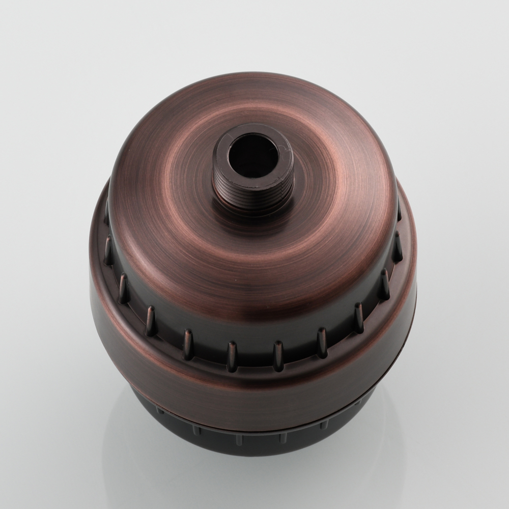 Tecmolog Chrome Filter for Shower Head, Hard Water High Output 10 Stage Filter Cartridge ABS Water Shower Head Purifier SBA033