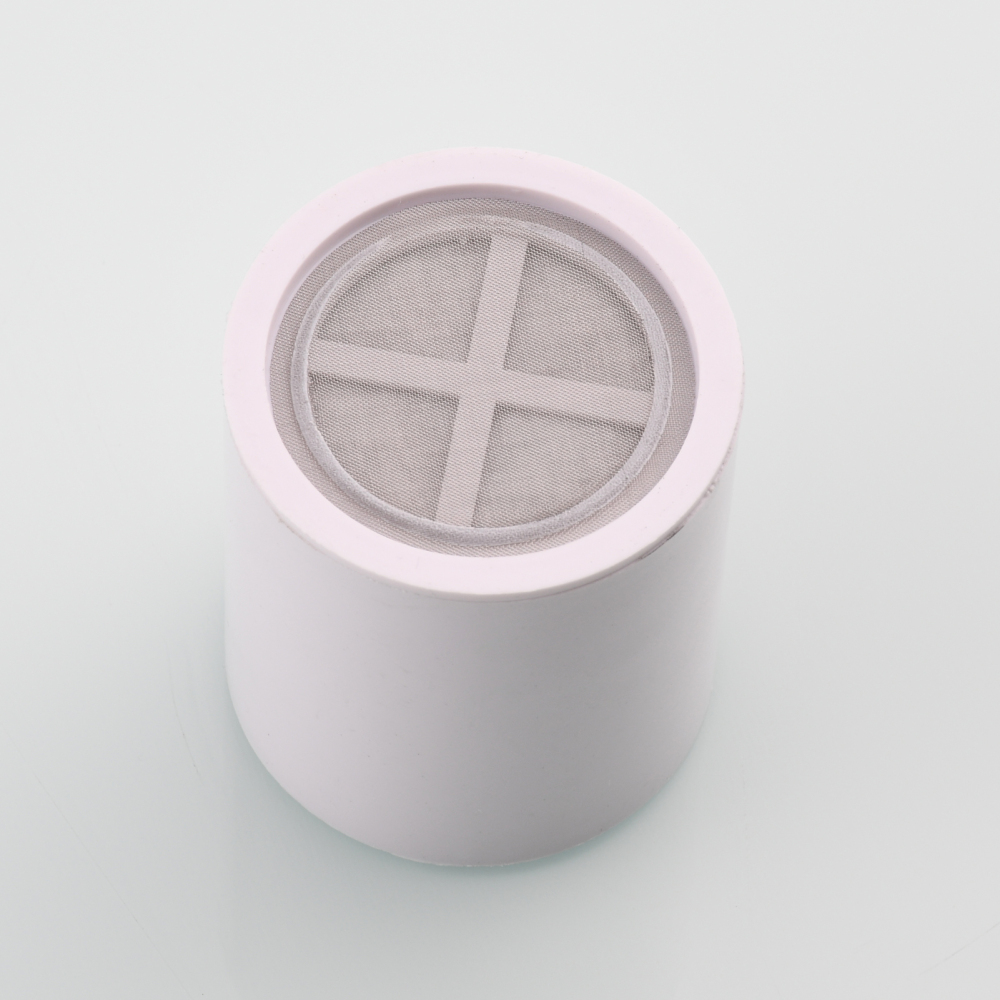 Tecmolog Chrome Filter for Shower Head, Hard Water High Output 10 Stage Filter Cartridge ABS Water Shower Head Purifier SBA033