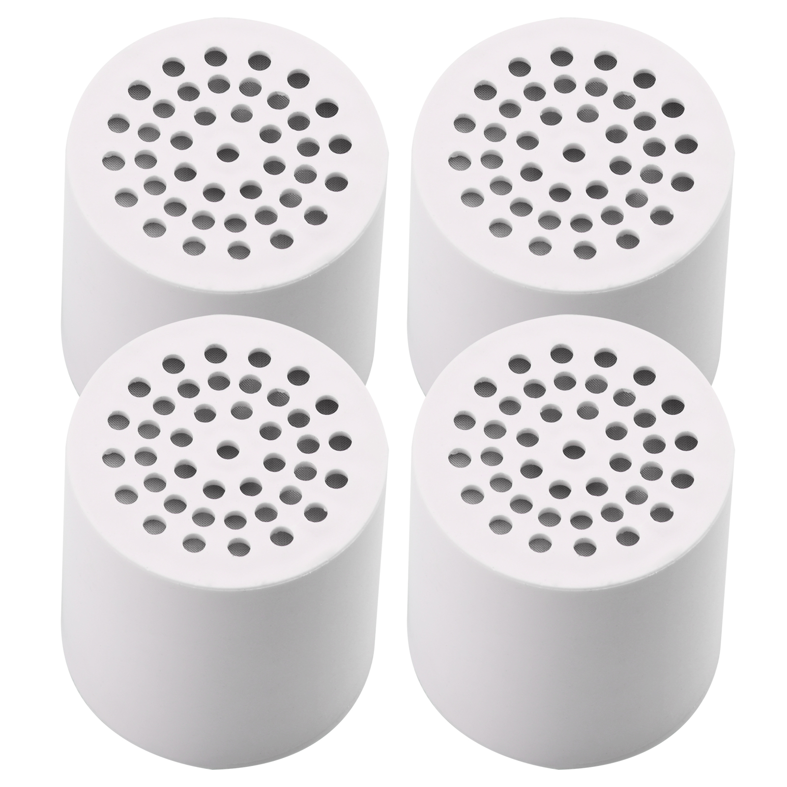 Tecmolog Chrome Filter for Shower Head, Hard Water High Output 10 Stage Filter Cartridge ABS Water Shower Head Purifier SBA033