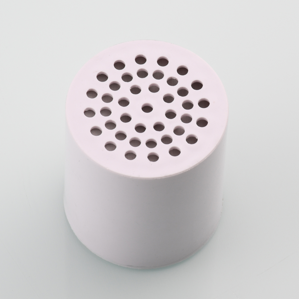 Tecmolog Chrome Filter for Shower Head, Hard Water High Output 10 Stage Filter Cartridge ABS Water Shower Head Purifier SBA033