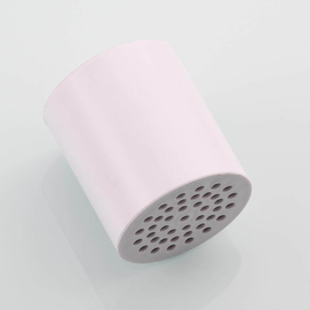 Tecmolog Chrome Filter for Shower Head, Hard Water High Output 10 Stage Filter Cartridge ABS Water Shower Head Purifier SBA033