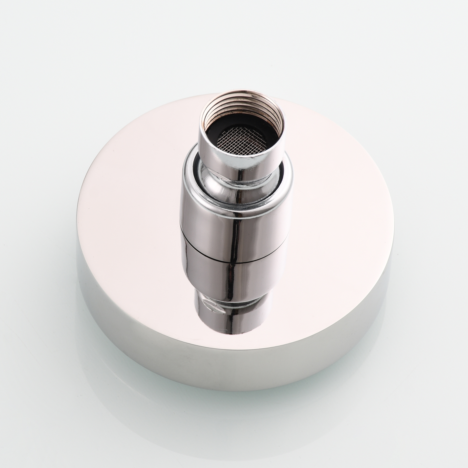 Tecmolog Stainless Steel Shower Head-High Pressure Rain Premium Quality, Easy Clean Adjustable Replacement for Bathroom