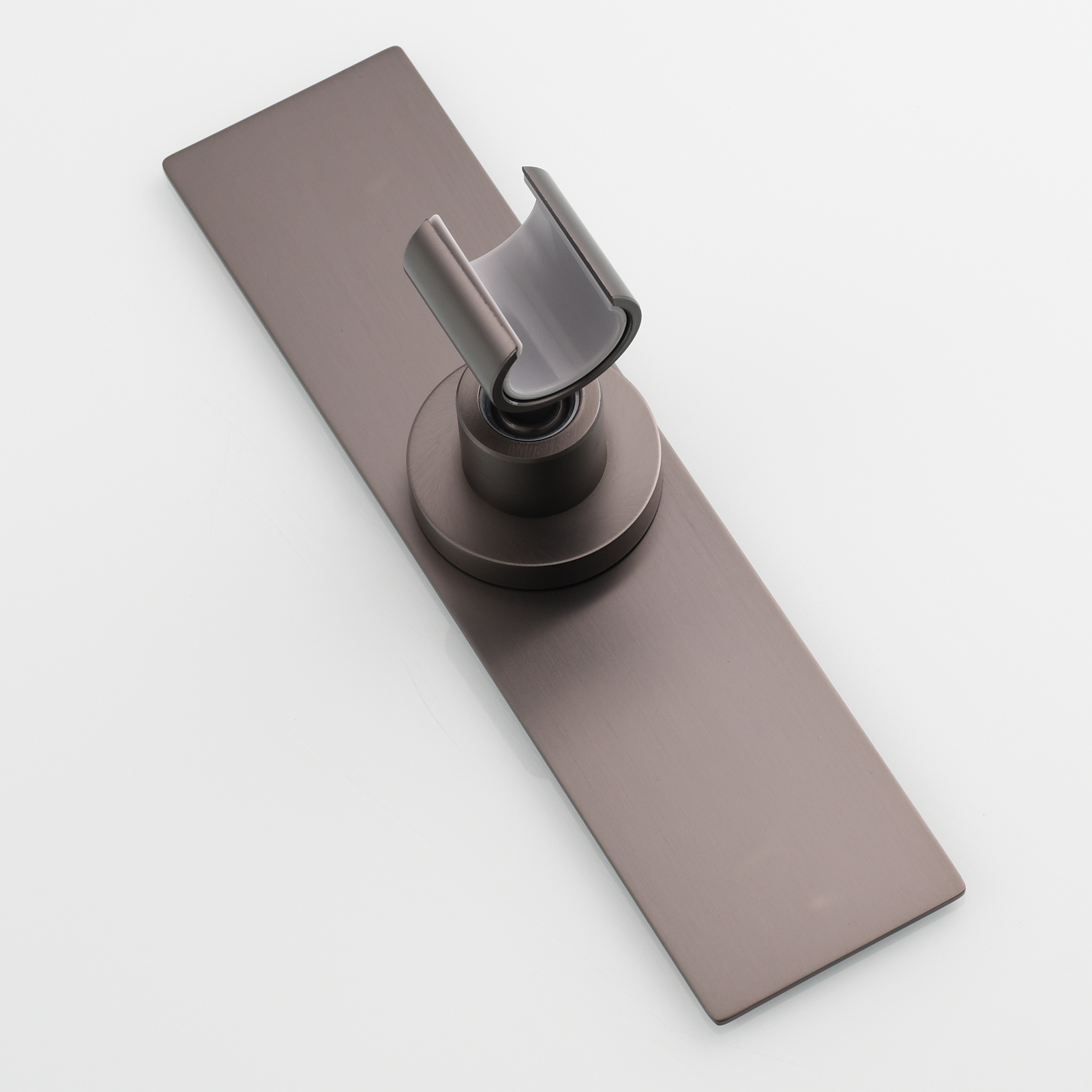 Tecmolog Magnetic Shower Head Holder All Meta No Drilling Handheld Shower Wand Bracket Adhesive