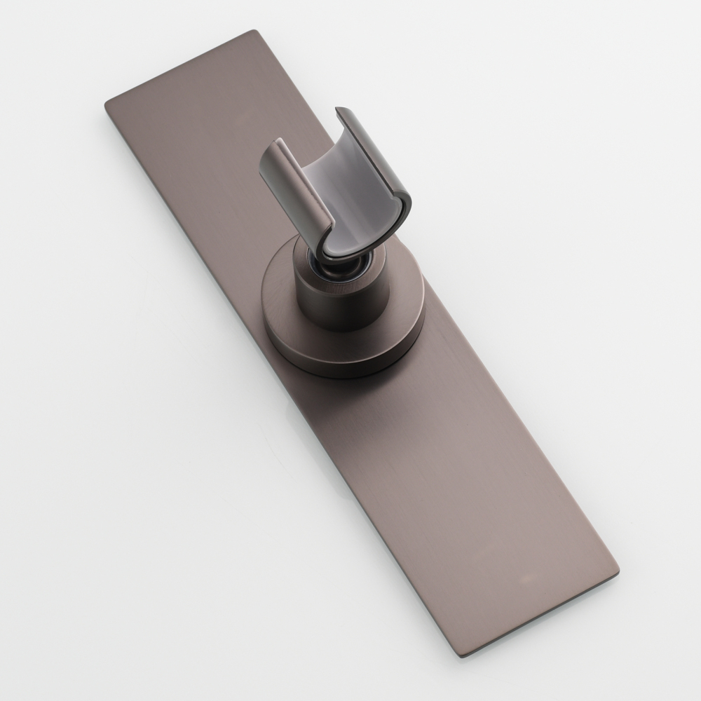 Tecmolog Magnetic Shower Head Holder All Meta No Drilling Handheld Shower Wand Bracket Adhesive