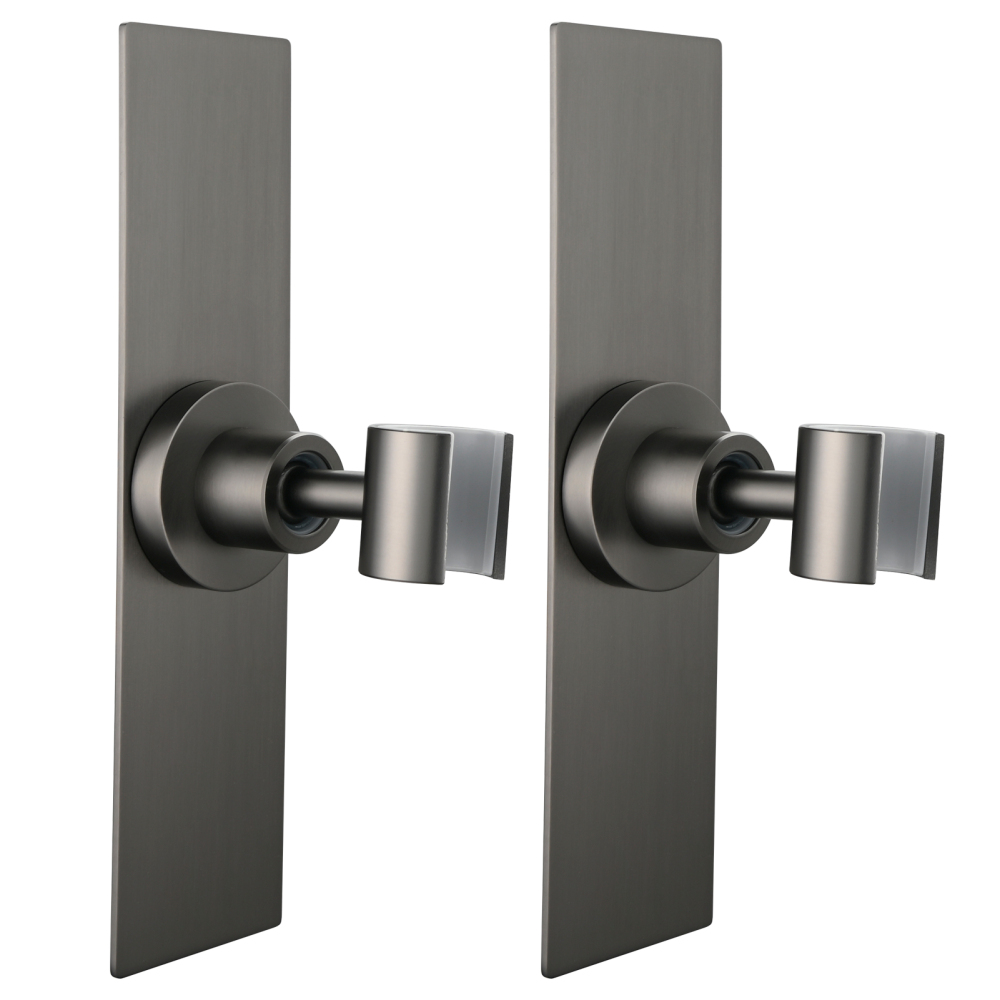 Tecmolog Magnetic Shower Head Holder All Meta No Drilling Handheld Shower Wand Bracket Adhesive