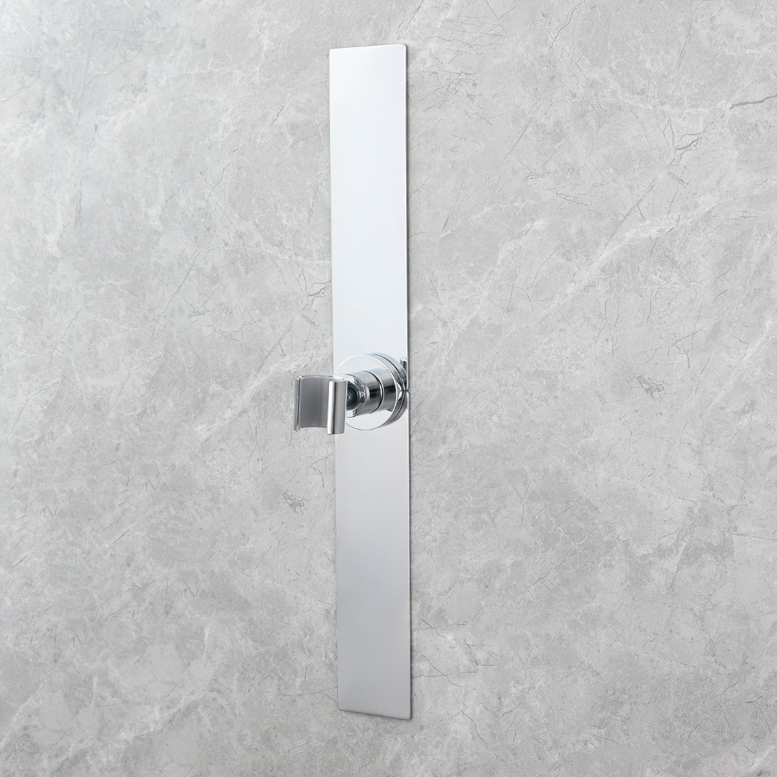 Tecmolog Magnetic Shower Head Holder All Meta No Drilling Handheld Shower Wand Bracket Adhesive