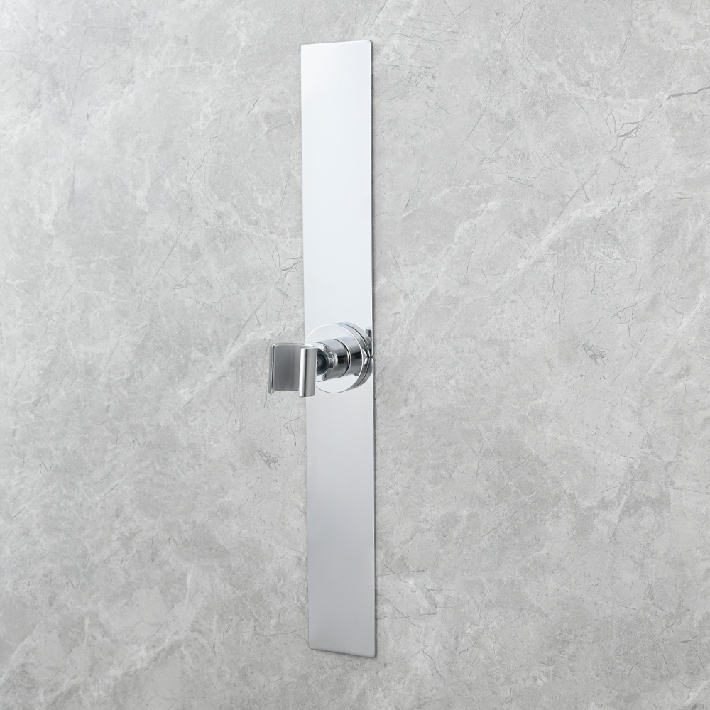 Tecmolog Magnetic Shower Head Holder All Meta No Drilling Handheld Shower Wand Bracket Adhesive