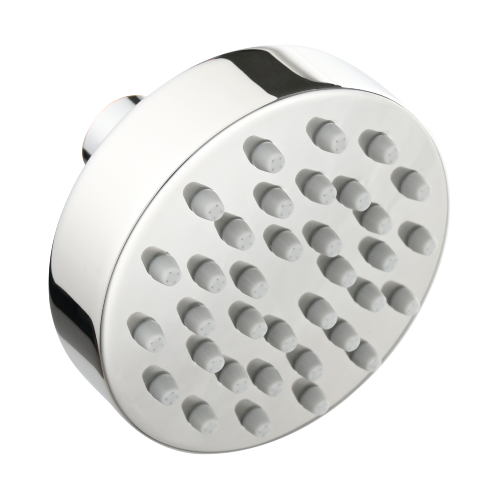 Tecmolog Stainless Steel Shower Head-High Pressure Rain Premium Quality, Easy Clean Adjustable Replacement for Bathroom
