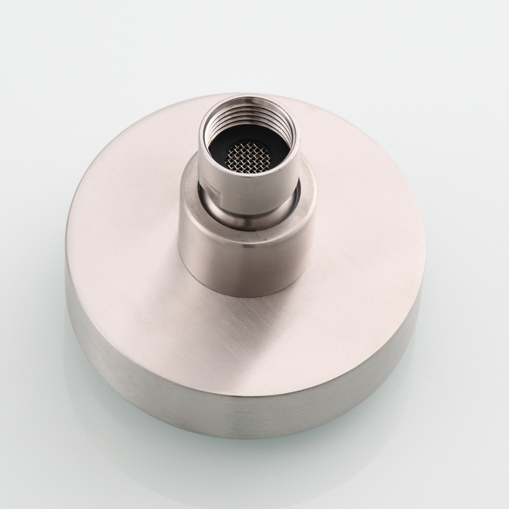 Tecmolog Stainless Steel Shower Head-High Pressure Rain Premium Quality, Easy Clean Adjustable Replacement for Bathroom