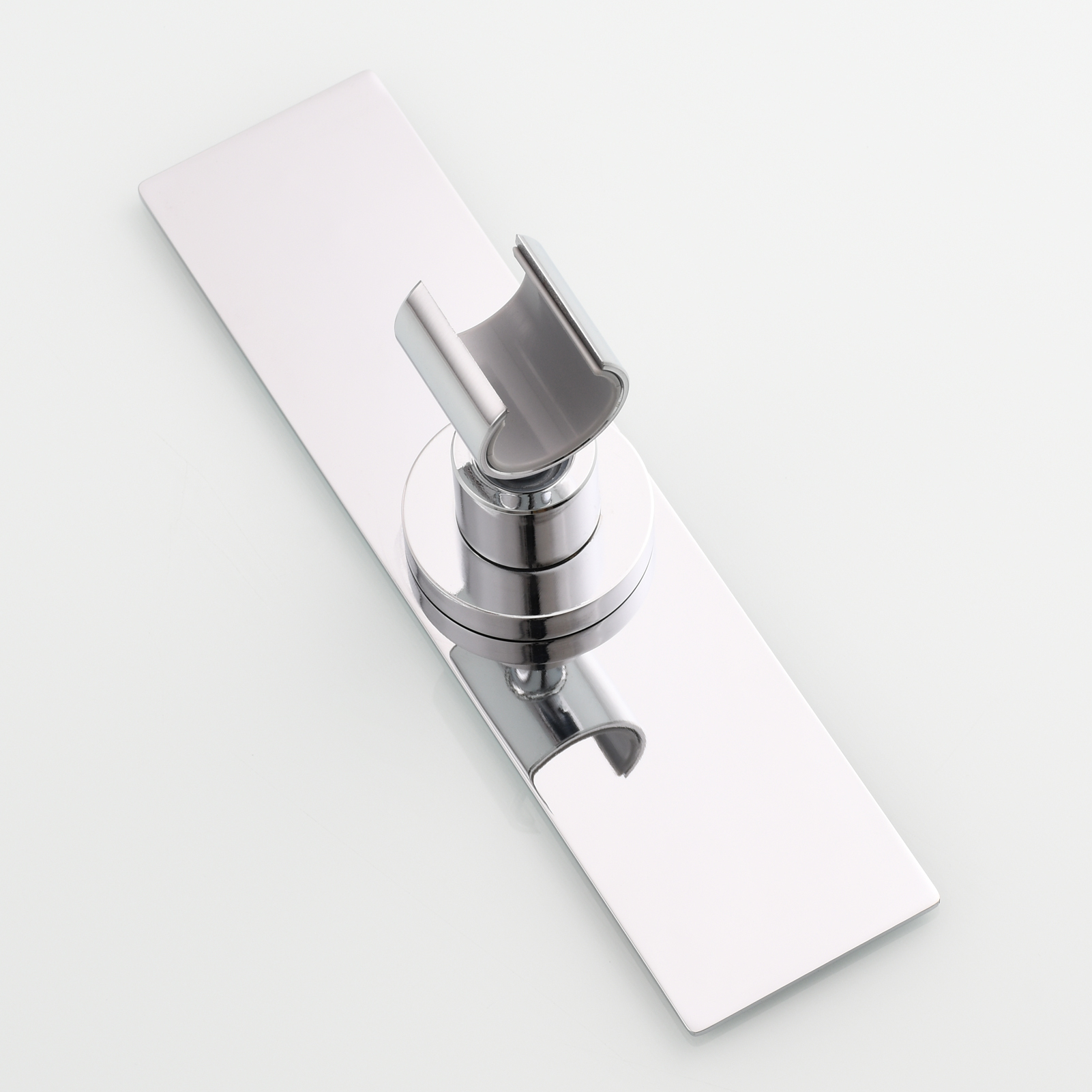 Tecmolog Magnetic Shower Head Holder All Meta No Drilling Handheld Shower Wand Bracket Adhesive