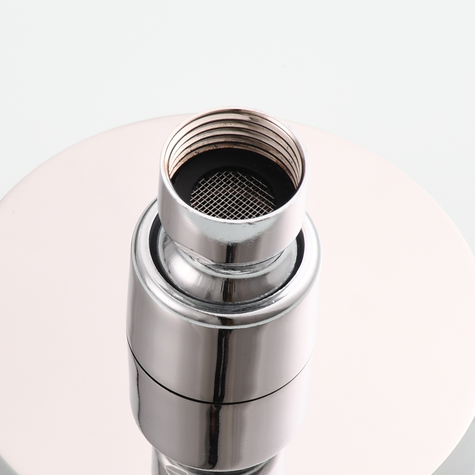 Tecmolog Stainless Steel Shower Head-High Pressure Rain Premium Quality, Easy Clean Adjustable Replacement for Bathroom