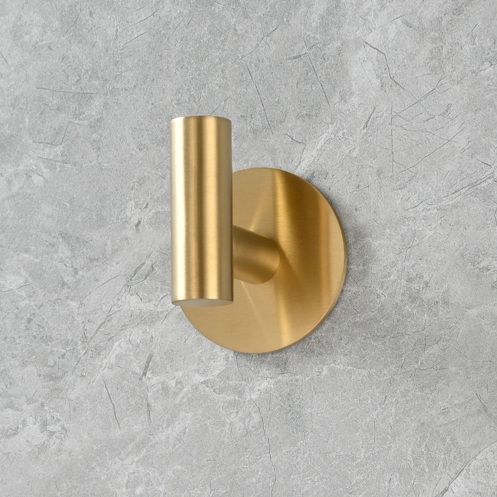 Tecmolog 304 Stainless Steel Nail Free Shower Rack,Wall Hook Bathroom Clothes Hook No Drilling,SBH235NA