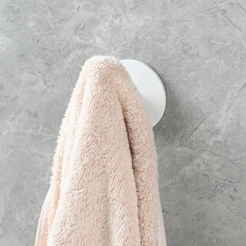 Tecmolog 304 Stainless Steel Nail Free Shower Rack,Wall Hook Bathroom Clothes Hook No Drilling,SBH235NA