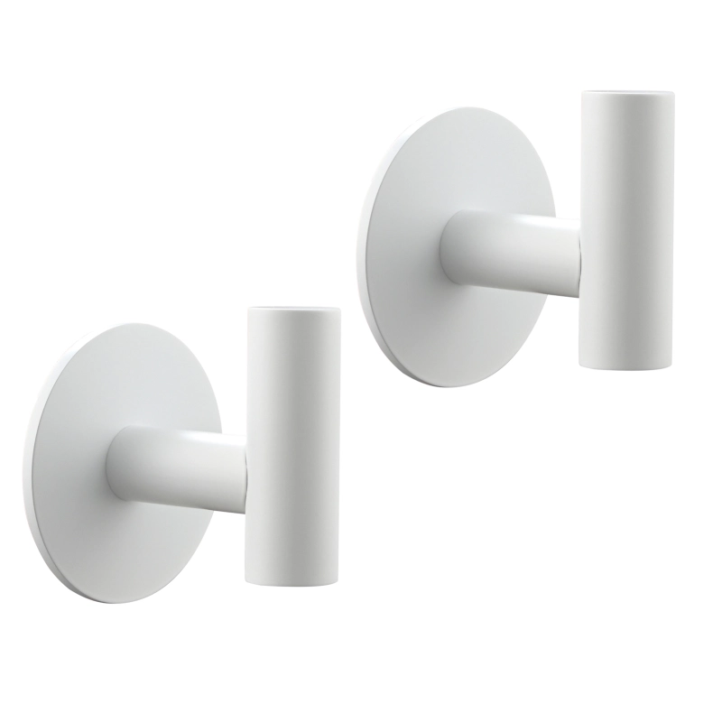 Tecmolog 304 Stainless Steel Nail Free Shower Rack,Wall Hook Bathroom Clothes Hook No Drilling,SBH235NA