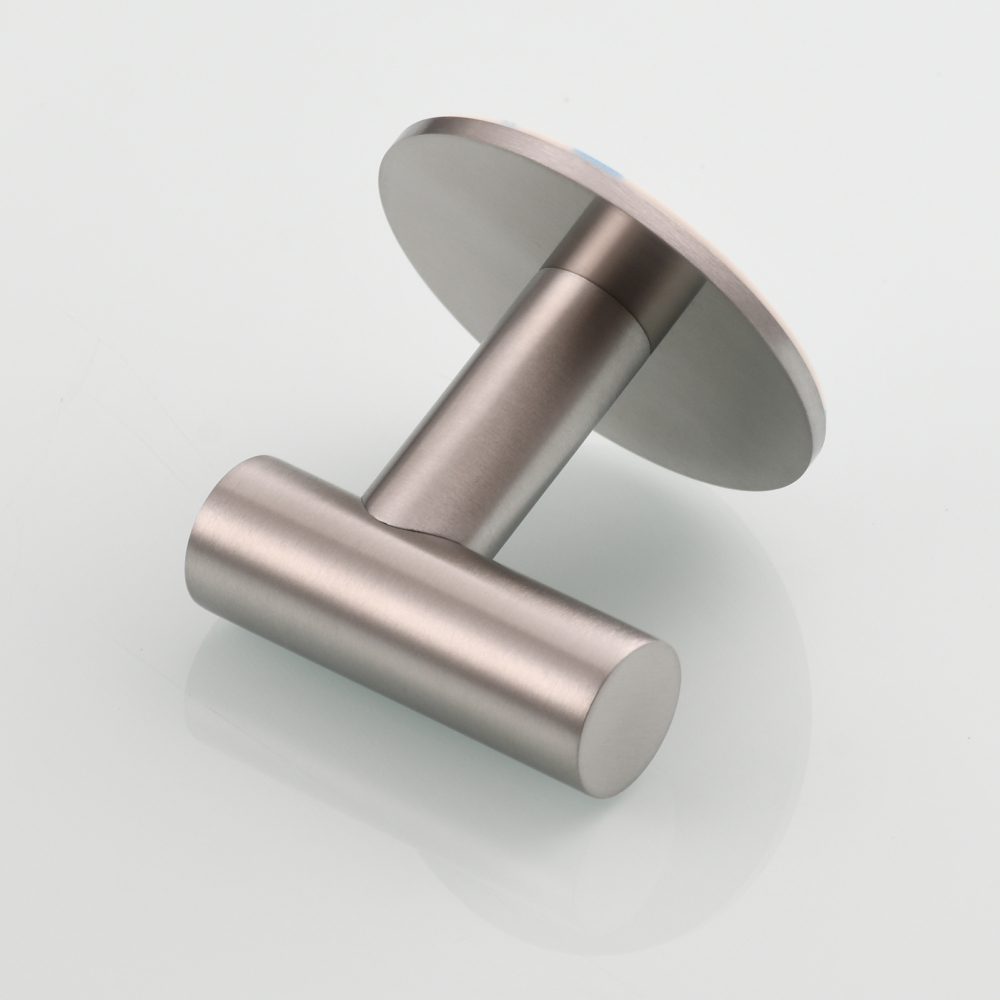 Tecmolog 304 Stainless Steel Nail Free Shower Rack,Wall Hook Bathroom Clothes Hook No Drilling,SBH235NA