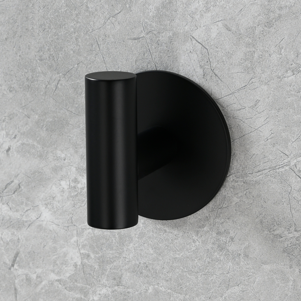 Tecmolog 304 Stainless Steel Nail Free Shower Rack,Wall Hook Bathroom Clothes Hook No Drilling,SBH235NA